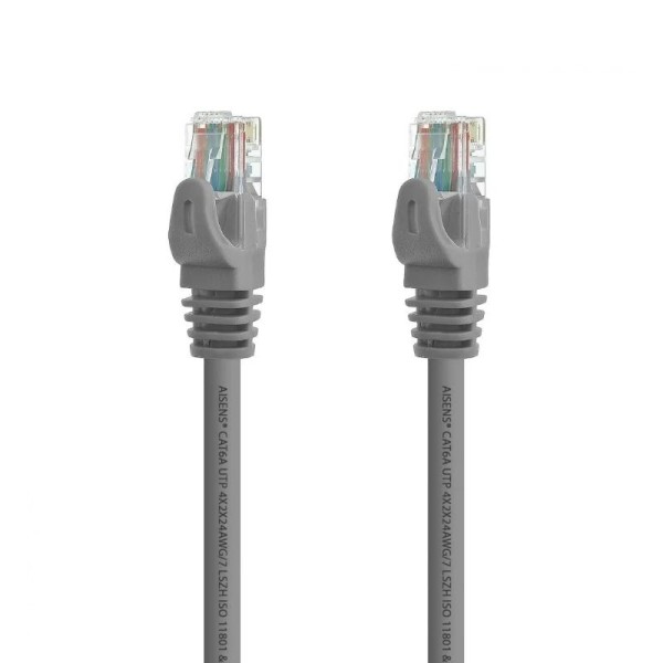Aisens latiguillo rj45 cat.6a utp gris 3.0m