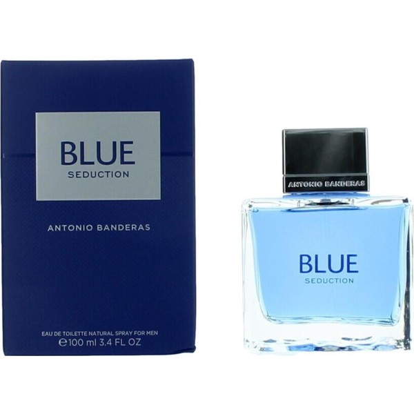 Antonio banderas blue seduction eau de toilette for men 100ml vaporizador